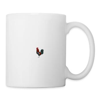 Coq, coq, ornithologue, biologiste, ornithologue - Mug blanc - blanc - Droite