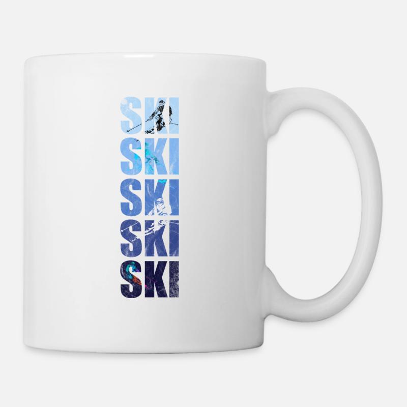 ski - Mug blanc - blanc