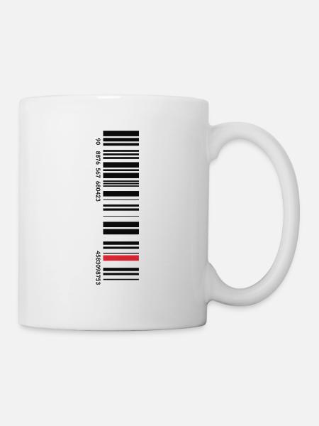 Code-barres - Mug blanc - blanc