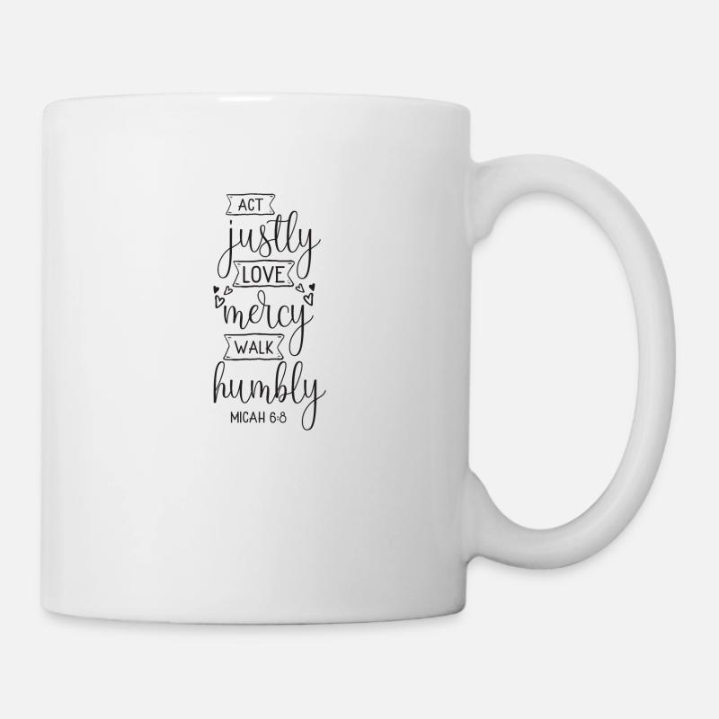Act Justly - Mug - white