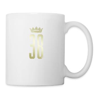 38 number crown - Mug - white - Right