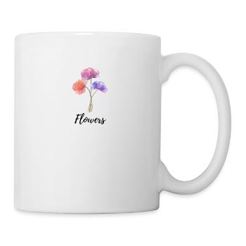 Flowers - Tasse - Weiß - Rechts