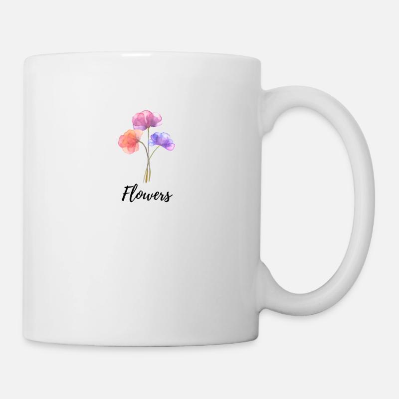 Flowers - Mug - white