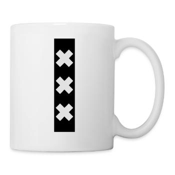 amsterdam - Mug blanc - blanc - Droite