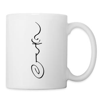 Shisha - Tasse - Weiß - Rechts