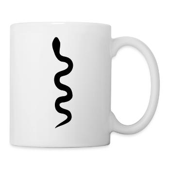 Schlange | Snake 03 - Tasse - Weiß - Rechts