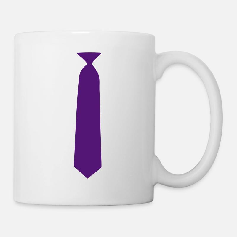 krawatte - Tasse - Weiß