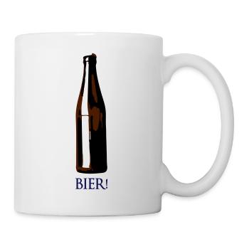 BIER - Tasse - Weiß - Rechts