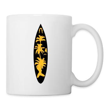 Surfbrett Surfbrett surfbrett2 - Tasse - Weiß - Rechts