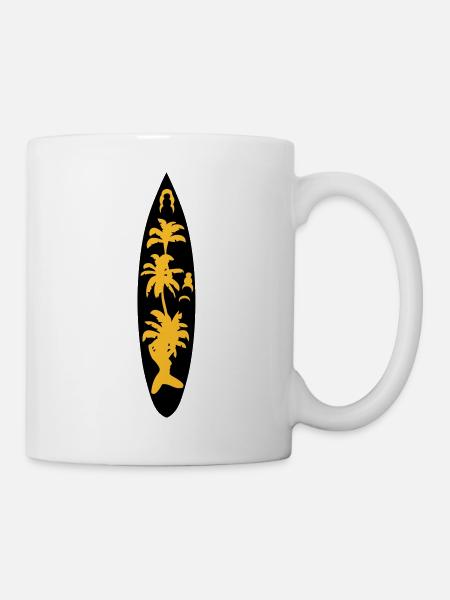 Surfbrett Surfbrett surfbrett2 - Tasse - Weiß