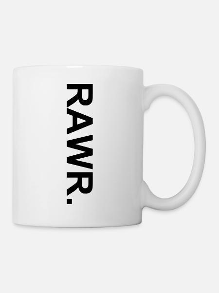 RAWR - Tasse - Weiß