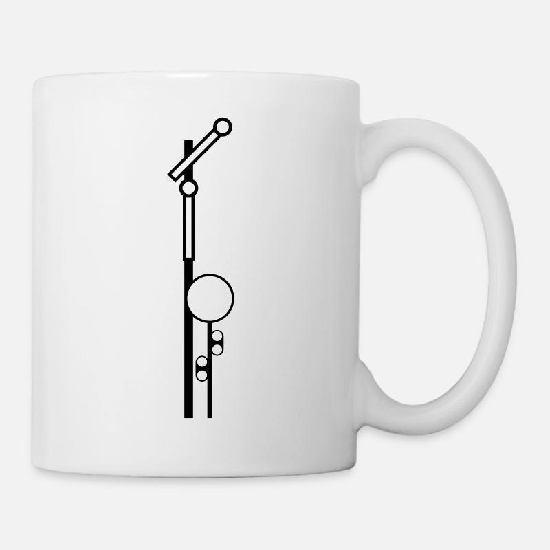Eisenbahnsignal - Tasse - Weiß