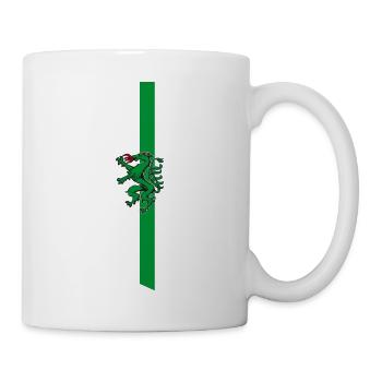 Steirisches Band Steiermark Panther Wappen Shirt - Tasse - Weiß - Rechts