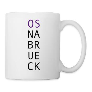 Osnabrück --- Souvenir / Design Geschenkidee - Tasse - Weiß - Rechts