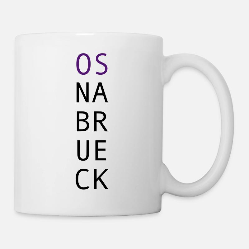 Osnabrück --- Souvenir / Design Geschenkidee - Tasse - Weiß