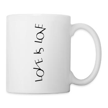 Love Is Love - Tasse - Weiß - Rechts