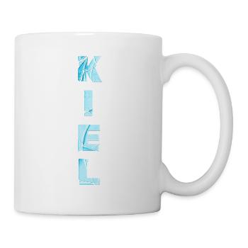 Kiel Germany City Font Skyline Home - Mug - white - Right