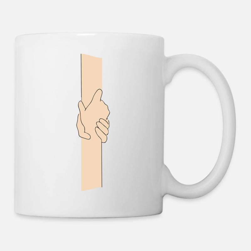 Hold on - Tasse - Weiß