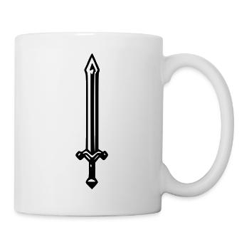 Epée - Mug blanc - blanc - Droite