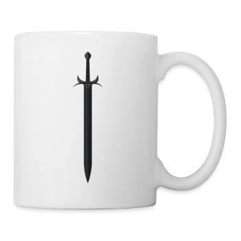 Chemise Dark Streetwear Épée de Lune - Mug blanc - blanc - Droite