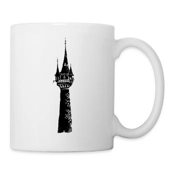 Märchen Turm - Tasse - Weiß - Rechts