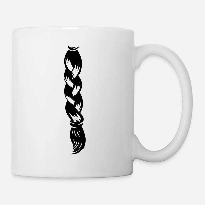 Zopf - Tasse - Weiß