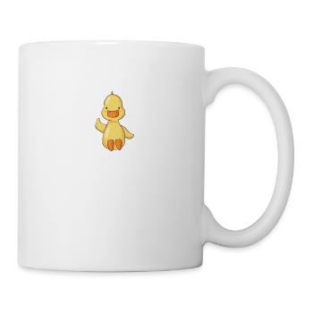 Canard qui agite - Mug blanc - blanc - Droite