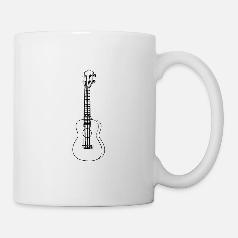 Ukulele - Mug blanc - blanc