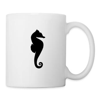 Seepferdchen - Tasse - Weiß - Rechts