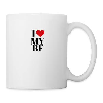 I love my BF Sticker: I love my boyfriend, png - Mug - white - Right