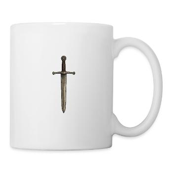 Sword from the Middle Ages - Mug - white - Right