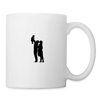 Famille Papa Maman - Mug blanc - blanc - Droite