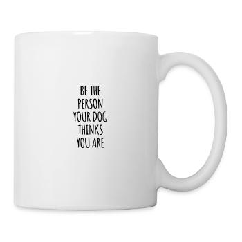 être la personne de votre chien - Mug blanc - blanc - Droite