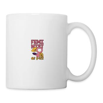Féminisme Droits des femmes - Mug blanc - blanc - Droite