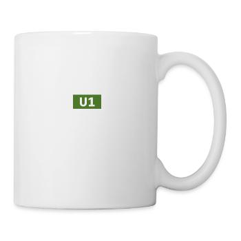 UBahn Linie München U1 ÖPNV Geschenk - Tasse - Weiß - Rechts