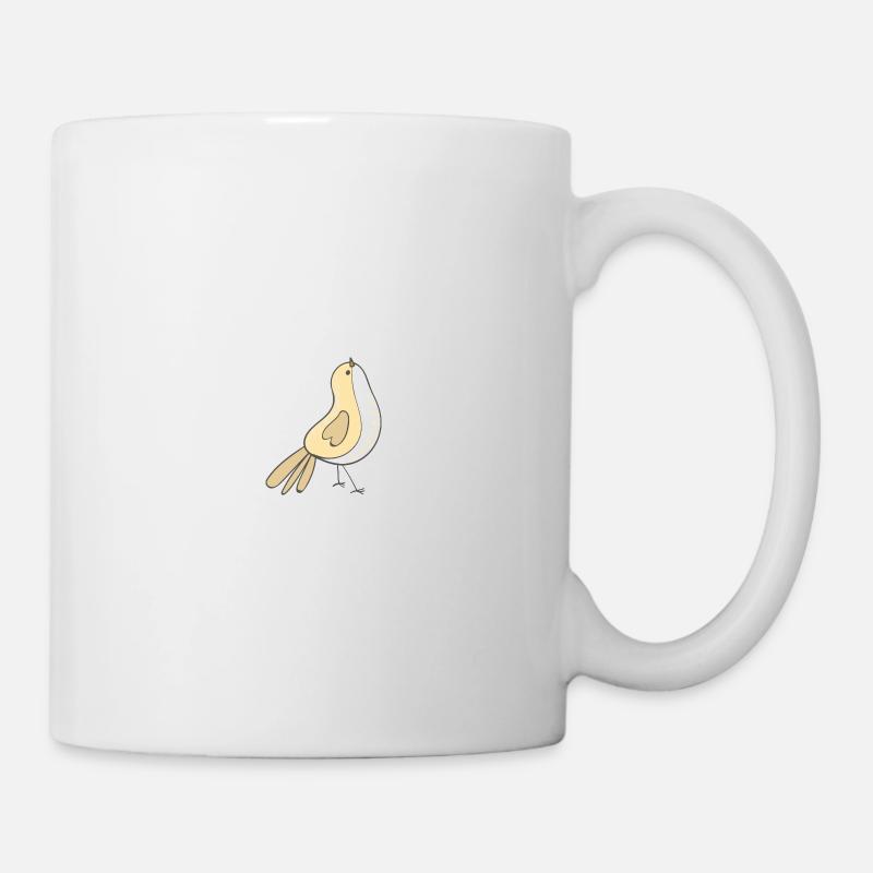 Vogel - Tasse - Weiß