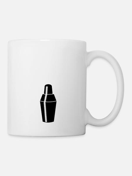 cocktail shaker (1c) - Tasse - Weiß