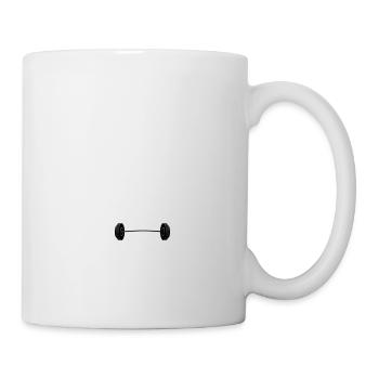 Fitness Gym Weights Bodybuilding - Mug - white - Right