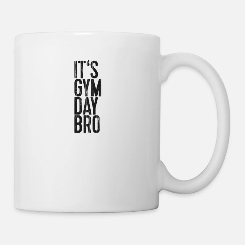 It's Gym Day Bro - Mug - white