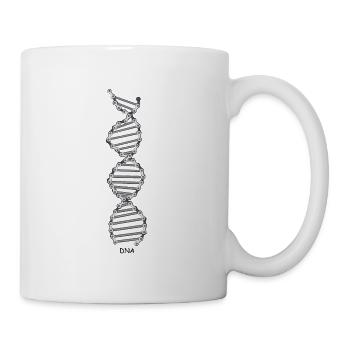 Fahrrad-DNA - Tasse - Weiß - Rechts