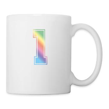 1 number Colorful - Mug - white - Right
