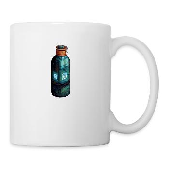 Eine gezeichnete Trinkflasche modern - Tasse - Weiß - Rechts