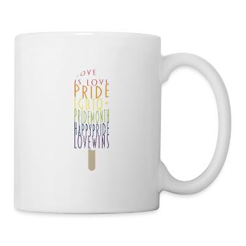 Pride Eis - Tasse - Weiß - Rechts