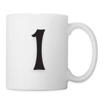 1 - Tasse - Weiß - Rechts