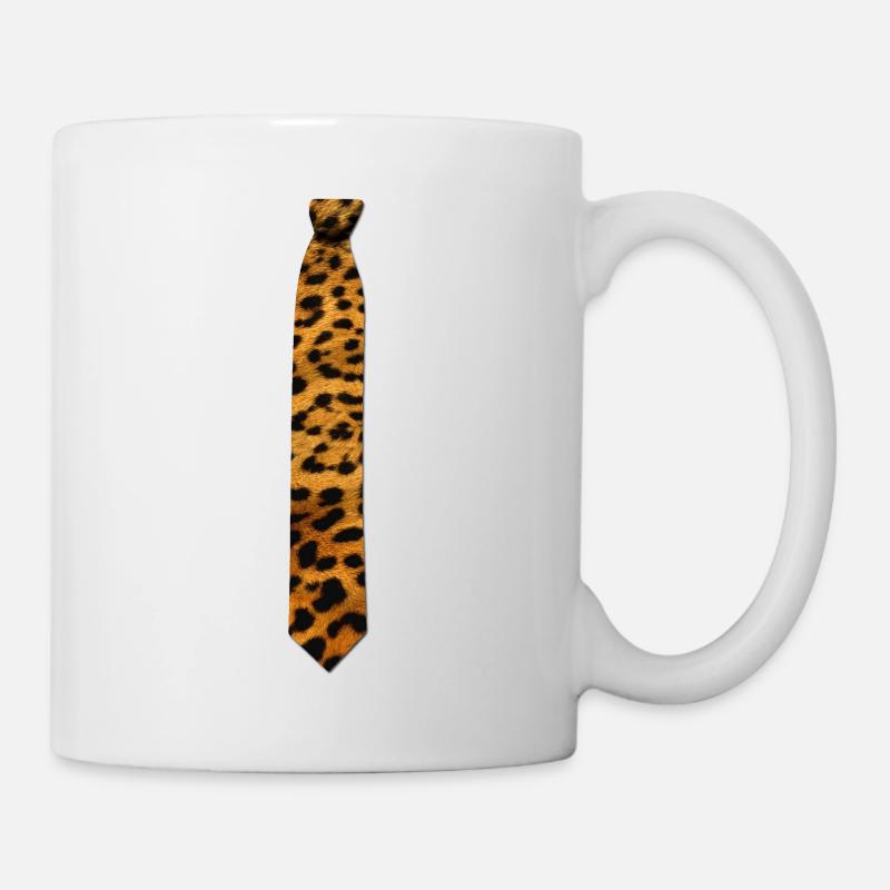 Tie Leopard fur - Tasse - Weiß