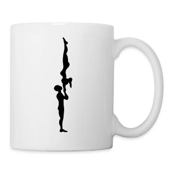 Gymnastik Turnen Akrobatik Geräteturnen Sport - Tasse - Weiß - Rechts