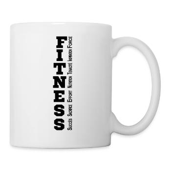 Fitness - Mug blanc - blanc - Droite