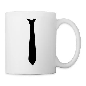 bow_tie_f1 - Tasse - Weiß - Rechts