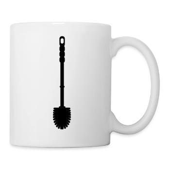 Toilet brush - Mug - white - Right