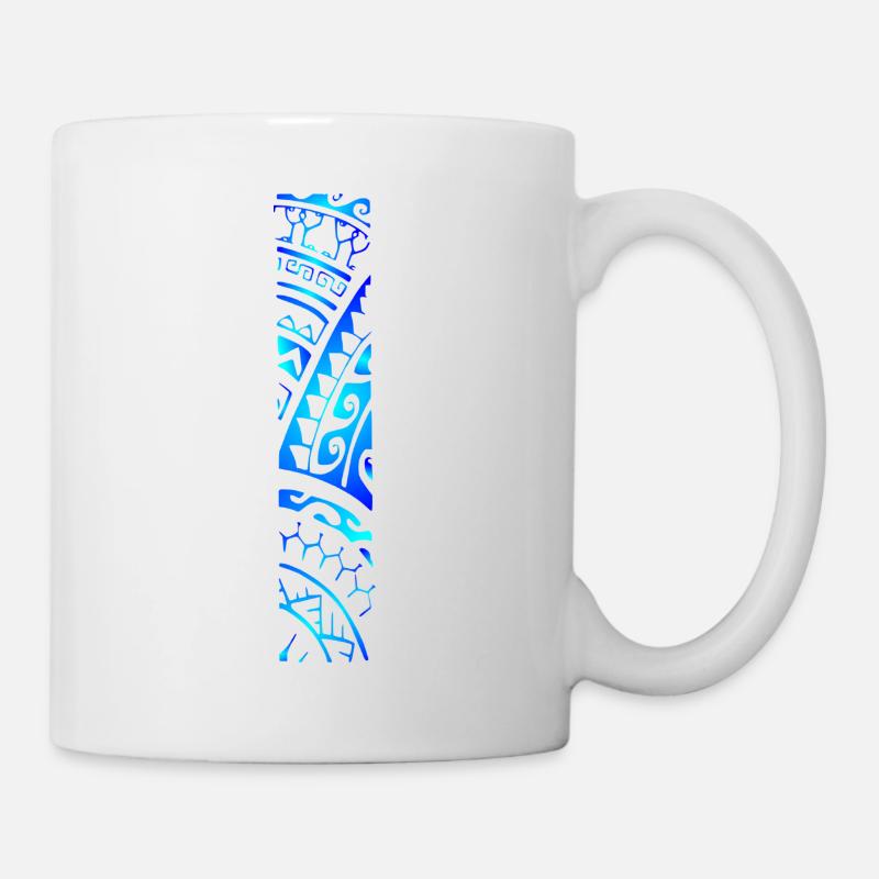 REVA (Bleu Lagon) - Mug blanc - blanc